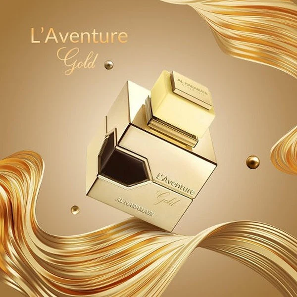 Al Haramain L'Aventure Gold 100ml Eau De Parfum Spray - Image 3