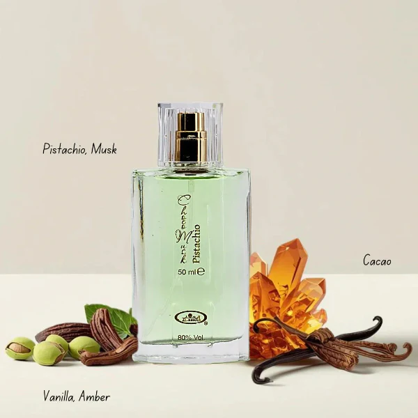 Al Rehab Choco Musk Pistachio 50ml Eau De Parfum Spray - Image 3