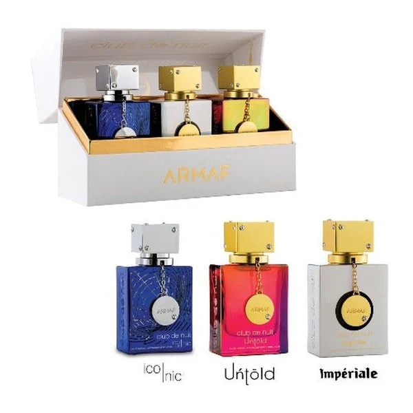 Armaf Club De Nuit 3 x 30ml Parfum Spray Gift Set - Image 2