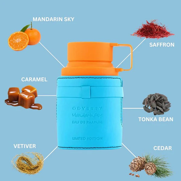 Armaf Odyssey Mandarin Sky 100ml Eau De Parfum Spray - Image 3