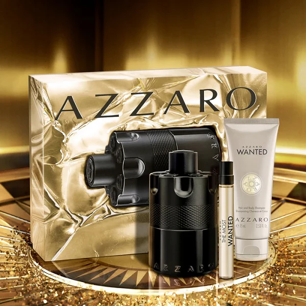 Azzaro The Most Wanted 50ml EDP Intense Spray + 10ML EDP Intense Spray Gift Set - Image 2