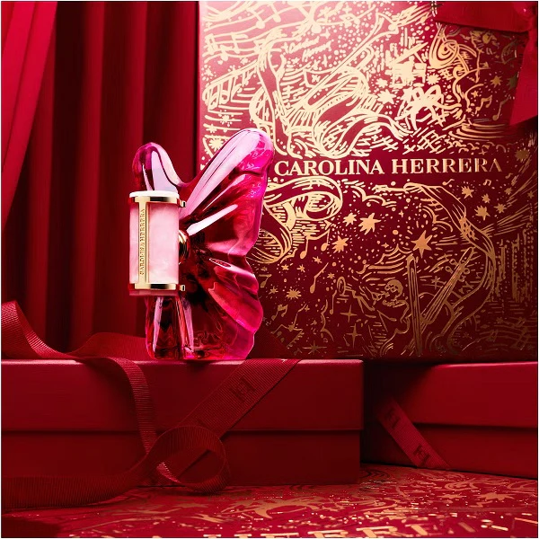 Carolina Herrera La Bomba 50ml EDP Spray + 10ml EDP Spray + 100ml Body Lotion Gift Set 2025 - Image 2