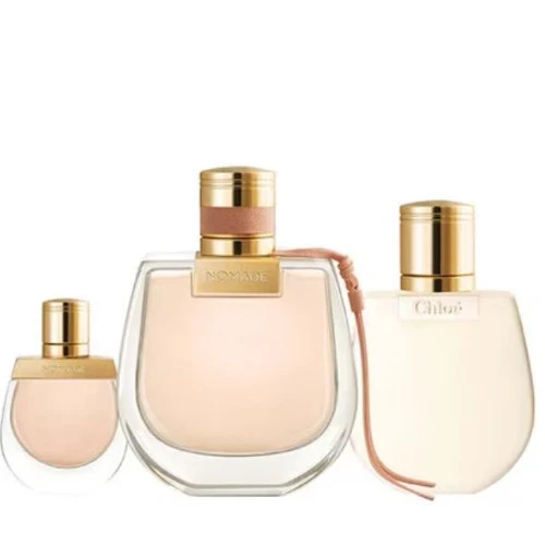 Chloe Nomade 75ml EDP Spray + 5ml EDP + 100ml Body Lotion Gift Set 2023 - Image 2