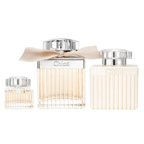 Chloe Signature 75ml EDP Spray + 5ml EDP + 100ml Body Lotion Gift Set 2023 - Image 2