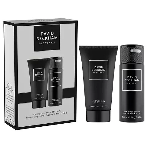 David Beckham Instinct 150ml Shower gel + 150ml Deo Body Spray Gift Set