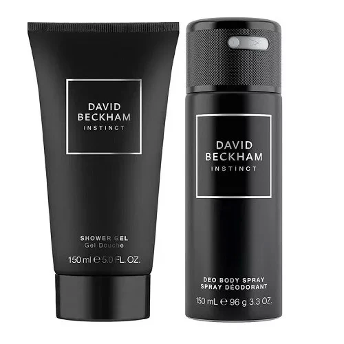 David Beckham Instinct 150ml Shower gel + 150ml Deo Body Spray Gift Set - Image 2