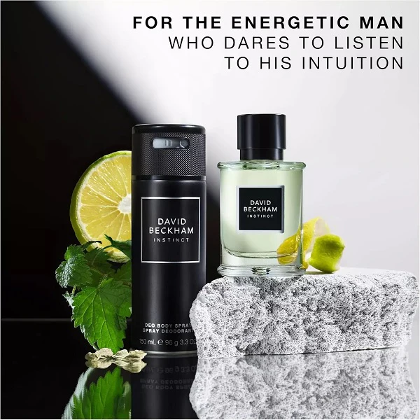 David Beckham Instinct 50ml Eau De Parfum Spray + 150ml Deo Body Spray Gift Set - Image 2