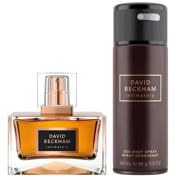 David Beckham Intimately 75ml Eau De Toilette + 150ml Deodorant Spray Gift Set 2025 - Image 2