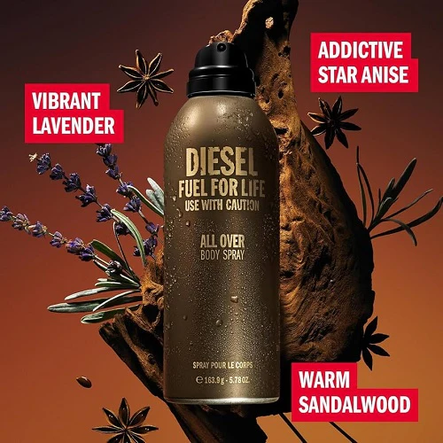 Diesel Fuel For Life 200ml All Over Body Spray - Image 2