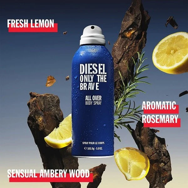 Diesel Only The Brave 200ml All Over Body Spray - Image 2