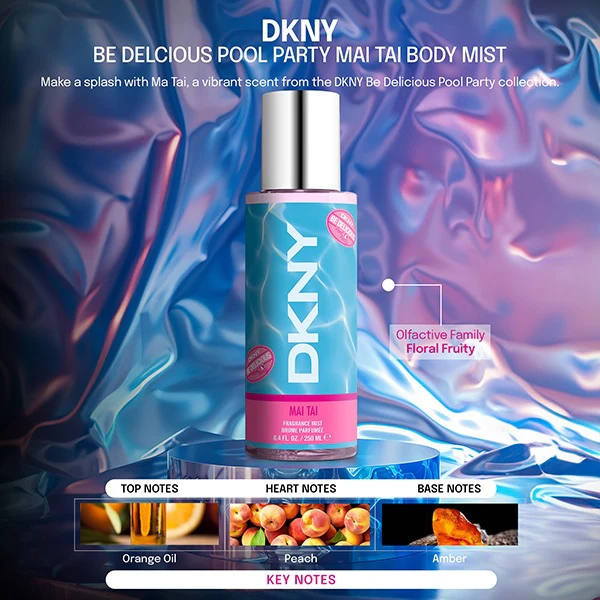 Dkny Be Delicious Mai Tai 250ml Fragrance Mist Spray - Image 2