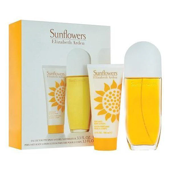 Elizabeth Arden Sunflowers 100ml Eau De Toilette + 100ml Body Lotion Gift Set