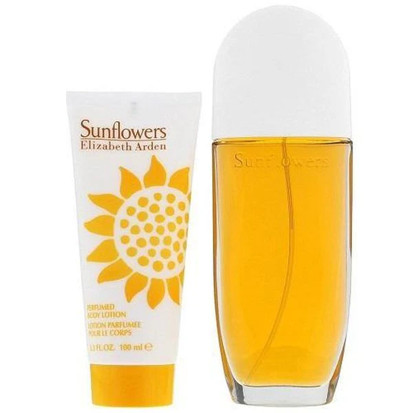 Elizabeth Arden Sunflowers 100ml Eau De Toilette + 100ml Body Lotion Gift Set - Image 2