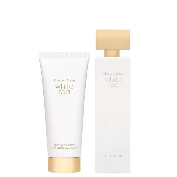 Elizabeth Arden White Tea 100ml EDP Spray + 100ml Body Water Cream Gift Set - Image 3