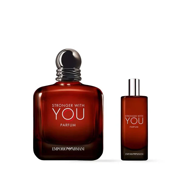 Emporio Armani Stronger With You Parfum 100ml Parfum Spray +15ml Parfum Spray  Gift Set 2025 - Image 2