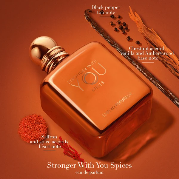 Emporio Armani Stronger With You Spices 100ml Eau De Parfum Spray - Image 3