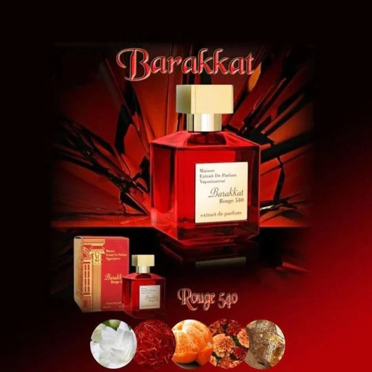 Fragrance World Barakkat Rouge 540 100ml Maison Extrait De Parfum Spray - Image 3