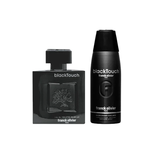 Franck Olivier Black Touch 100ml Eau De Toilette Spray + 250ml Perfumed Deodorant Spray Gift Set - Image 2