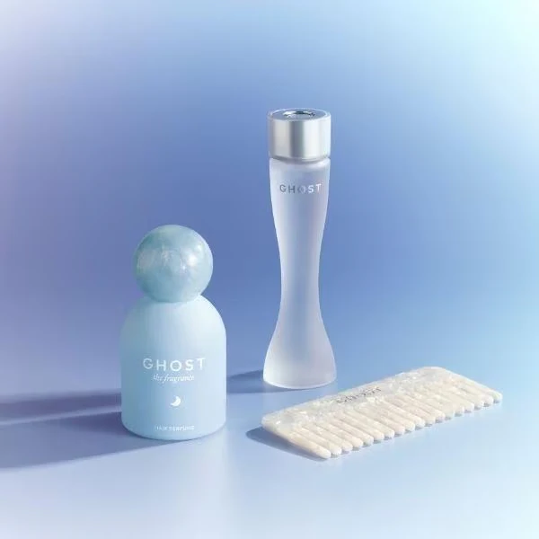 Ghost The Fragrance 30ml EDT Spray + 50ml Hair Perfume + Detangling Pearlescent Hair Comb Gift Set 2025 - Image 2