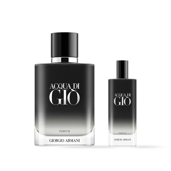 Giorgio Armani Acqua Di Gio 100ml Parfum + 15ml Parfum Spray Gift Set 2025 - Image 2