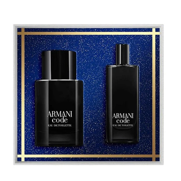 Giorgio Armani Armani Code 50ml Eau De Toilette Spray + 15ml Eau De Toilette Spray Giftset 2023 - Image 2