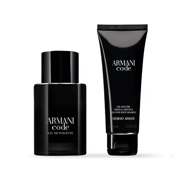 Giorgio Armani Armani Code 50ml Eau De Toilette Spray + 75ml Body Shampoo Gift Set 2025 - Image 2