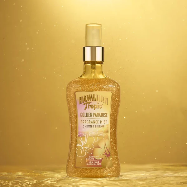 Hawaiian Tropic Golden Paradise Shimmer Edition 250ml Fragrance Mist Spray - Image 2