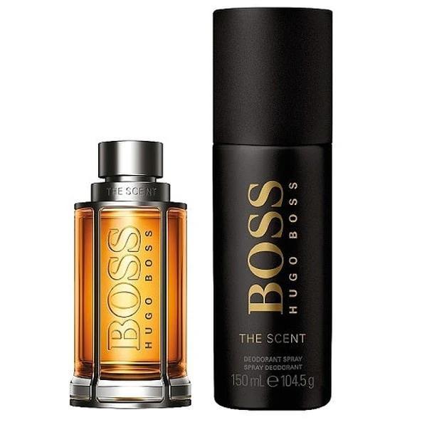 Hugo Boss The Scent 50ml Eau De Toilette Spray + 150ml Deodorant Spray Gift Set 2024 - Image 2