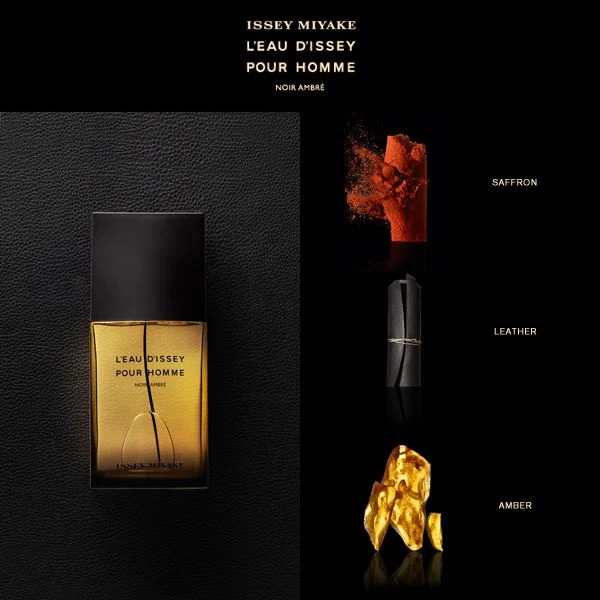 Issey Miyake L'eau D'Issey Noir Ambre Pour Homme 100ml Eau De Parfum Spray - Image 3