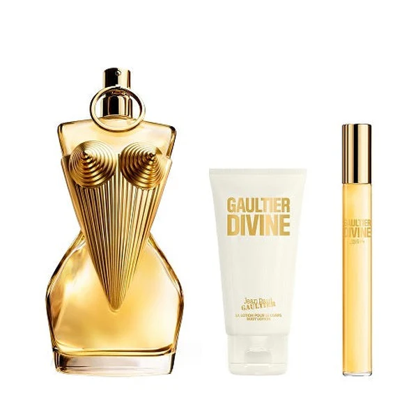 Jean Paul Gaultier Divine 100ml EDP Spray + 10ml EDP Spray + 75 ml Body Lotion Gift Set 2024 - Image 2
