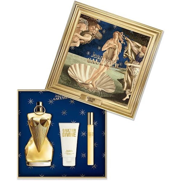 Jean Paul Gaultier Divine 100ml EDP Spray + 10ml EDP Spray + 75 ml Body Lotion Gift Set 2024 - Image 3