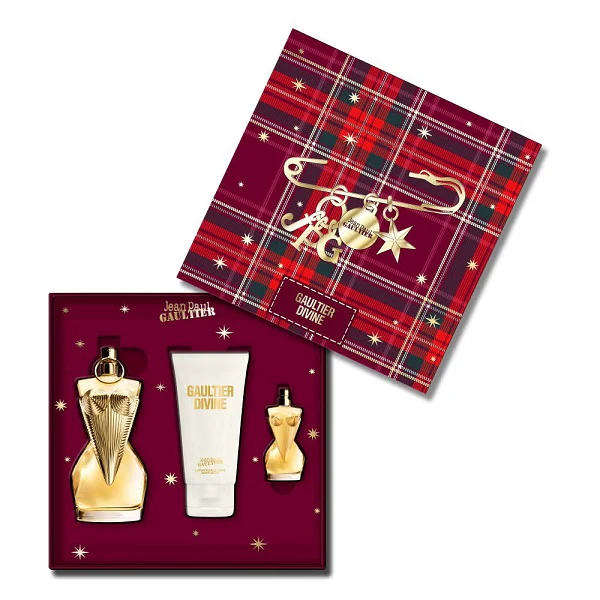 Jean Paul Gaultier Divine 50ml EDP Spray + 6ml EDP + 75ml Body Lotion Gift Set 2025 - Image 3