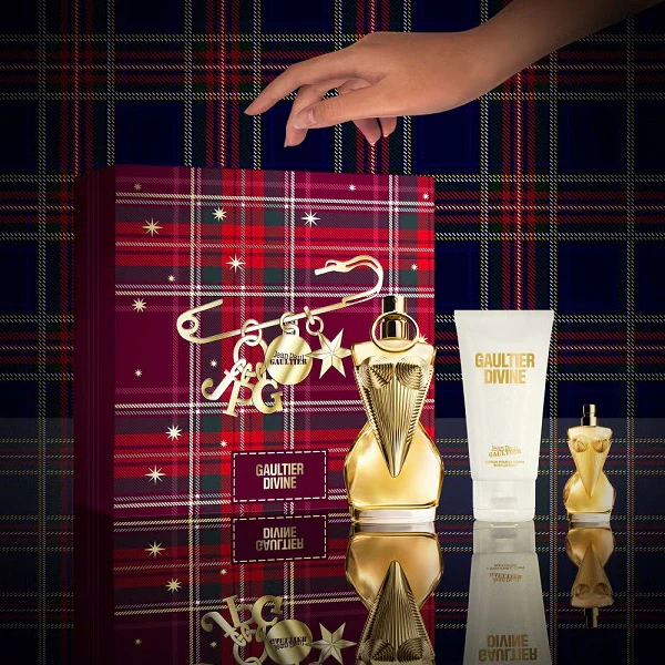 Jean Paul Gaultier Divine 50ml EDP Spray + 6ml EDP + 75ml Body Lotion Gift Set 2025 - Image 4