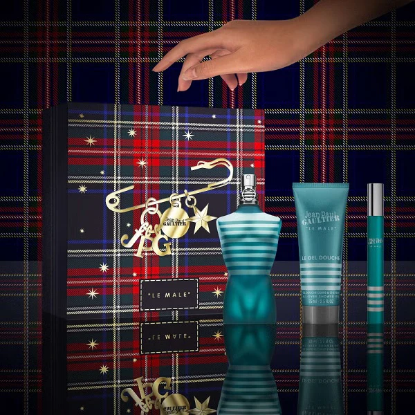 Jean Paul Gaultier Le Male 75ml EDT Spray + 10ml EDT Spray + 75ml All-Over Shower Gel Gift Set 2025 - Image 3