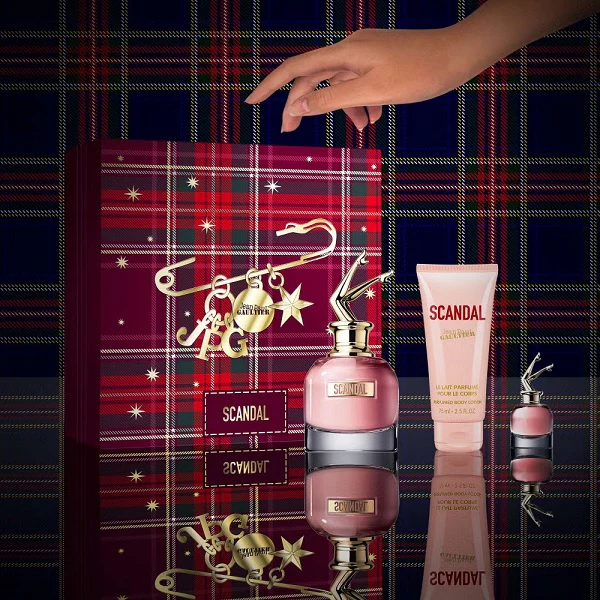 Jean Paul Gaultier Scandal 50ml EDP Spray + 6ml EDP + 75ml Body Lotion Gift Set 2025 - Image 4