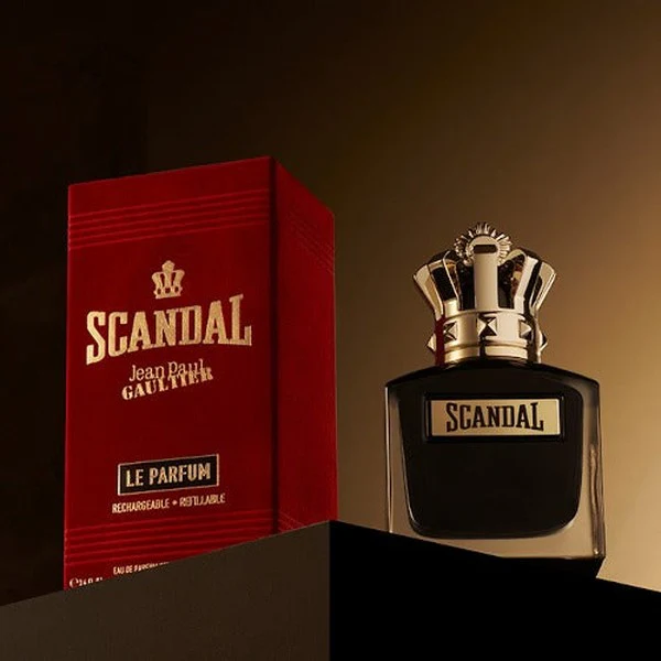 Jean Paul Gaultier Scandal Le Parfum Pour Homme 100ml EDP Intense Refillable Spray - Image 4