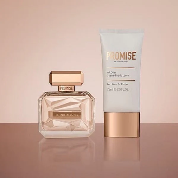 Jennifer Lopez Promise 50ml Eau De Parfum Spray + 75ml Body Lotion Gift Set 2024 - Image 3