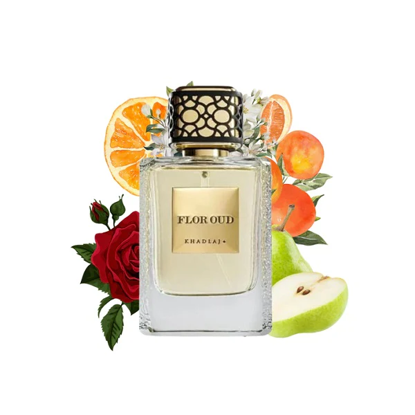 Khadlaj Flor Oud 100ml Eau De Parfum Spray - Image 3