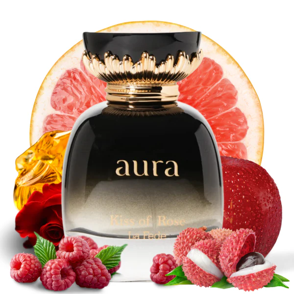 Khadlaj La Fede Aura Kiss Of Rose 100ml Eau De Parfum Spray - Image 3