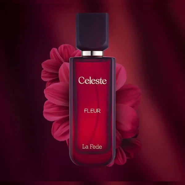 Khadlaj La Fede Celeste Fleur 100ml Eau De Parfum Spray - Image 3