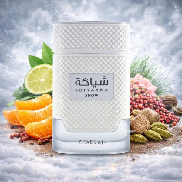 Khadlaj Shiyaaka Snow 100ml Eau De Parfum Spray - Image 3