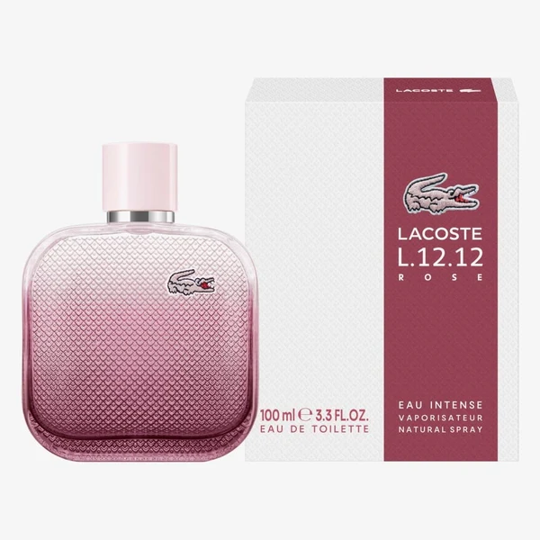 Lacoste L.12.12 Rose Eau Intense 100ml Eau De Toilette Spray