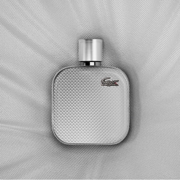 Lacoste L.12.12 Silver Grey 50ml Eau De Parfum Spray - Image 4