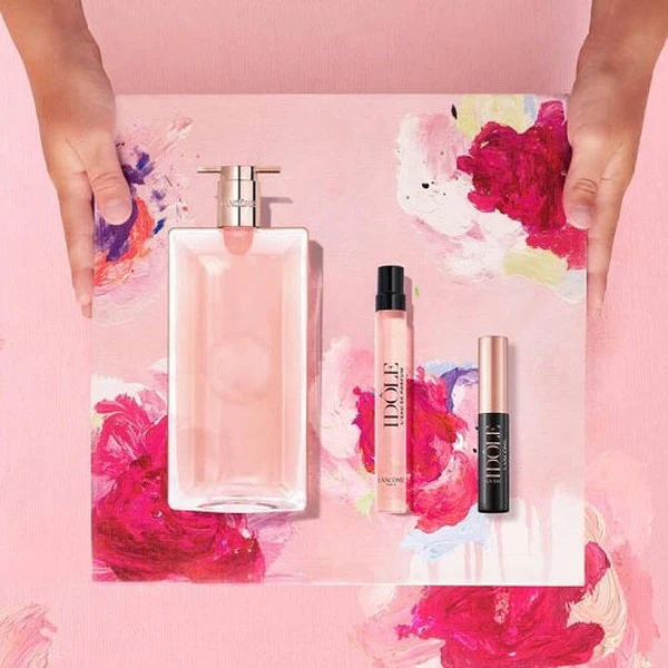 Lancome Idole Eau De Parfum 50ml EDP Spray + 10ml EDP Spray + 2.5ml Mascara Gift Set 2025 - Image 3
