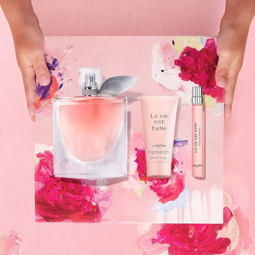 Lancome La Vie Est Belle 100ml EDP + 10ml EDP + 50ml Body Lotion Gift Set 2025 - Image 3