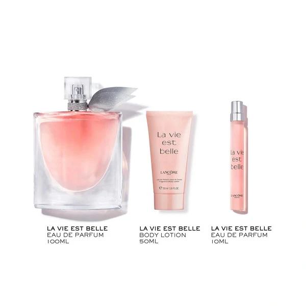 Lancome La Vie Est Belle 100ml EDP + 10ml EDP + 50ml Body Lotion Gift Set 2026 - Image 2