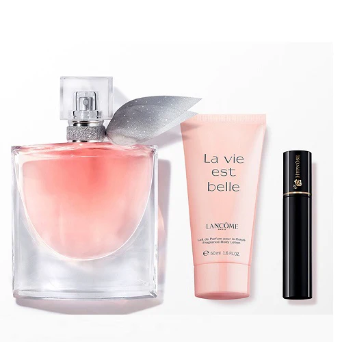 Lancome La Vie Est Belle 50ml EDP + 50ml Body Lotion + 2ml Mascara Gift Set 2024 - Image 2