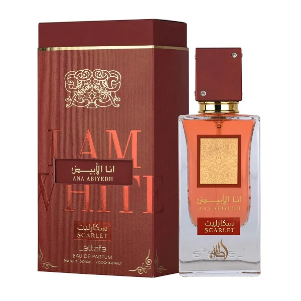 Lattafa Ana Abiyedh Scarlet 60ml Eau De Parfum Spray
