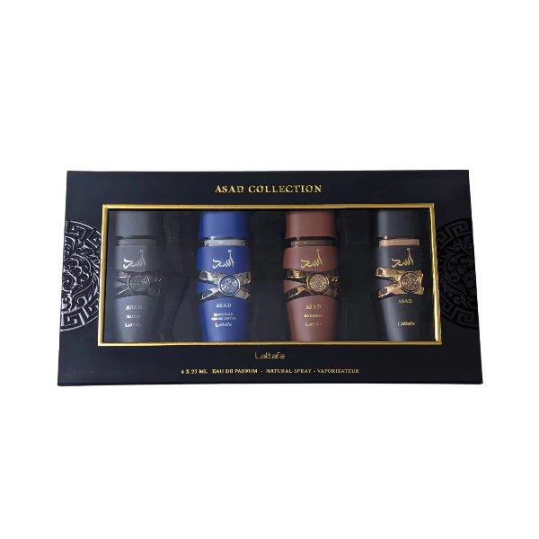 Lattafa Asad Collection 25ml Eau de parfum 4 piece Gift Set - Image 2