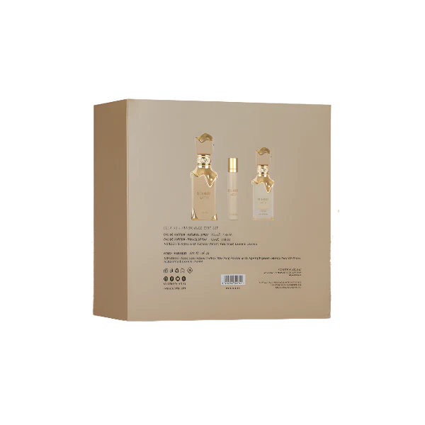 Lattafa Eclaire 100ml EDP Spray + 12ml EDP Travel Spray + 50ml Hair Mist Gift Set - Image 3